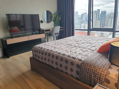 6409-195 ให้เช่า คอนโด รัชดา พระราม 9 MRTเพชรบุรี The Lofts Asoke 2ห้องนอน ชั้นสูง