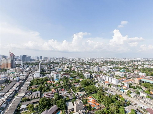 6410-230 ให้เช่า คอนโดอ่อนนุช บางจาก BTSปุณณวิถี Whizdom connect Sukhumvit 1ห้องนอน ชั้นสูง