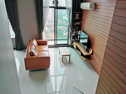 6410-156 ขาย คอนโด รัชดา พระราม 9 MRTเพชรบุรี Villa Asoke Duplex 1นอน ชั้นสูง