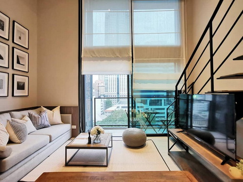 6411-154 ให้เช่า คอนโด สีลม ศาลาแดง BTSเซ็นต์หลุยส์ The Lofts Silom Duplex 1นอน