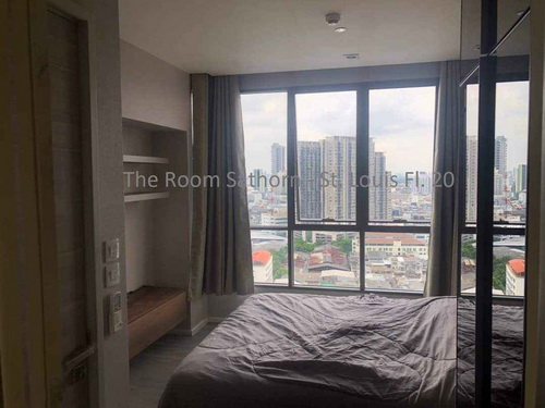 6411-381 ให้เช่า คอนโด สาทร นราธิวาส BTSสุรศักดิ์ The Room Sathorn - St.Louis 1ห้องนอน