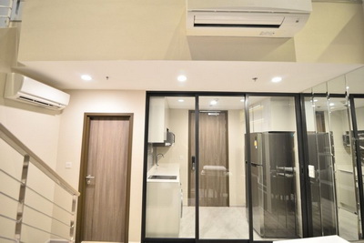 6502-647 ให้เช่า คอนโด รัชดา พระราม 9 MRTเพชรบุรี Ideo Mobi Asoke Duplex 1นอน ชั้นสูง