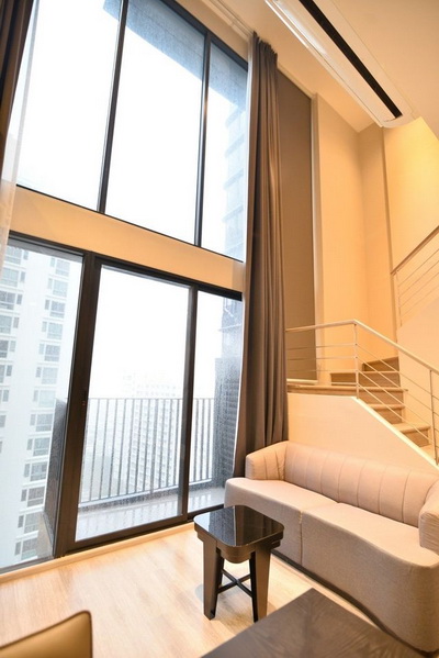 6502-647 ให้เช่า คอนโด รัชดา พระราม 9 MRTเพชรบุรี Ideo Mobi Asoke Duplex 1นอน ชั้นสูง