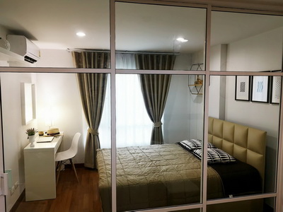 6503-406 ให้เช่า คอนโด อ่อนนุช บางจาก BTSอ่อนนุช Regent Home Sukhumvit 81 1ห้องนอน วิวสระ