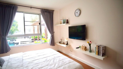 6503-299 ให้เช่า คอนโด สุขุมวิท อโศก BTSพร้อมพงษ์ Condo One X Sukhumvit 26 1นอน วิวสระ