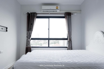 6503-1048 ขาย คอนโด รัชดา สุทธิสาร MRTรัชดา 624 Condo Lette Ratchada 36 1ห้องนอน