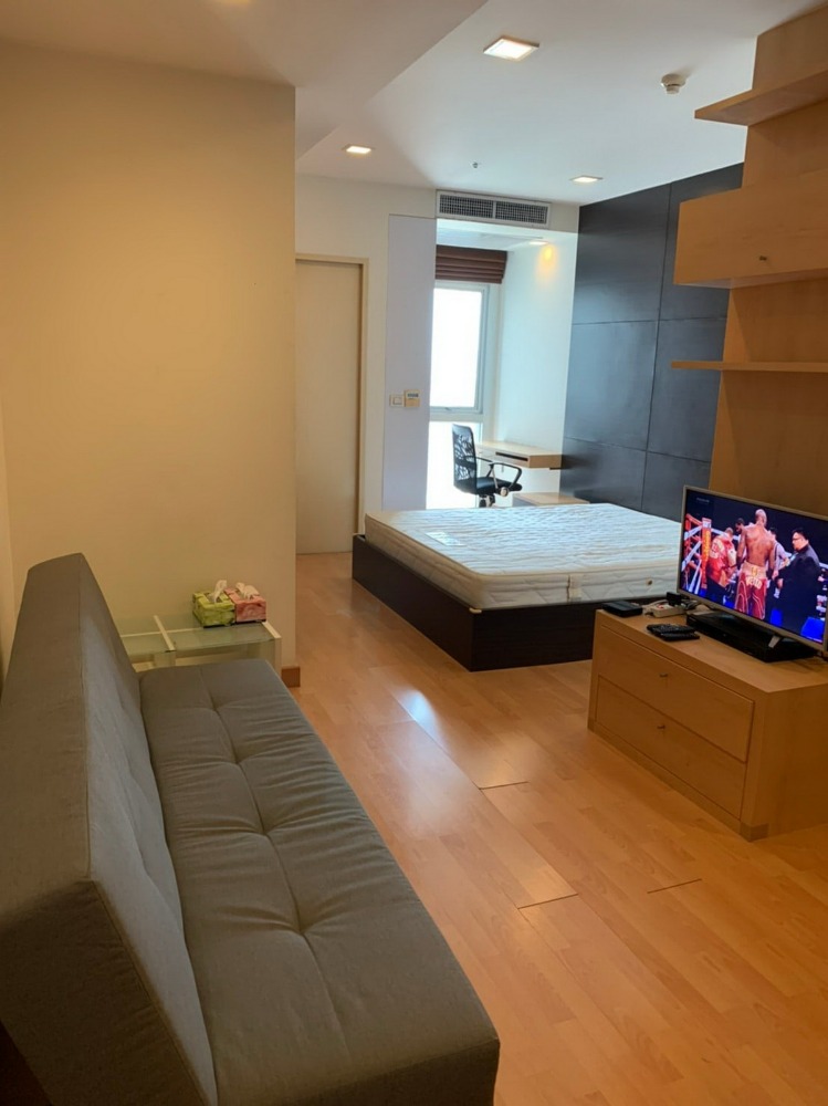 6504-845 ให้เช่า คอนโด อโศก พร้อมพงษ์ BTSเอกมัย Nusasiri Grand ห้องStudio ชั้นสูง