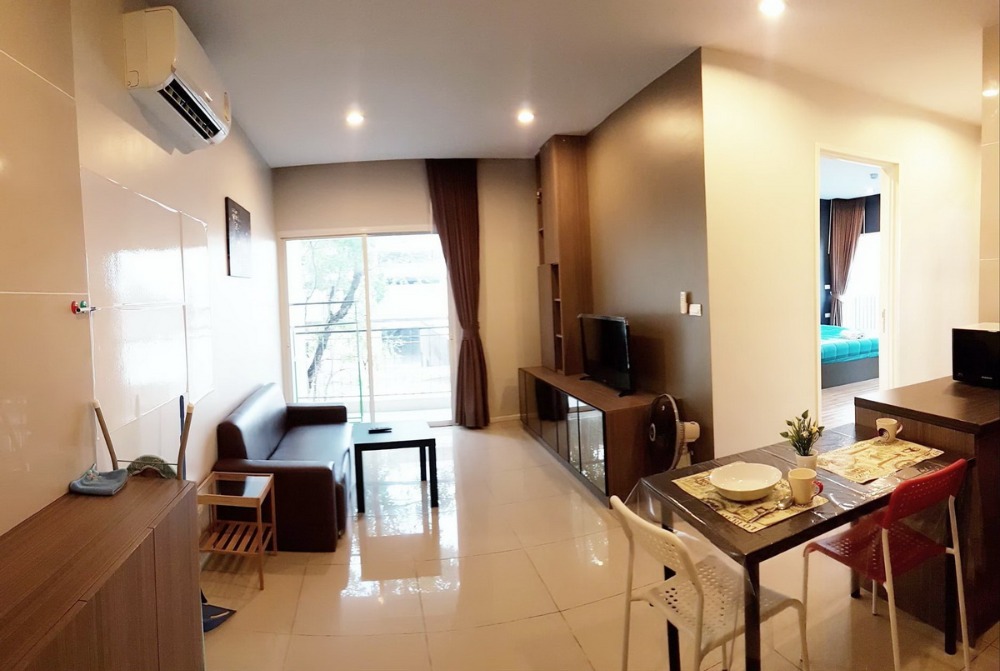 6505-019 ให้เช่า คอนโด ลาดพร้าว แฮปปี้แลนด์ Happy Condo Ladprao 101 2ห้องนอน ระเบียงกว้าง