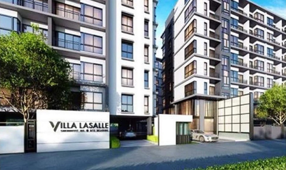 6505-237 ขาย คอนโด บางนา แบริ่ง BTSแบริ่ง Villa Lasalle 2ห้องนอน วิวสระ ห้องมุม