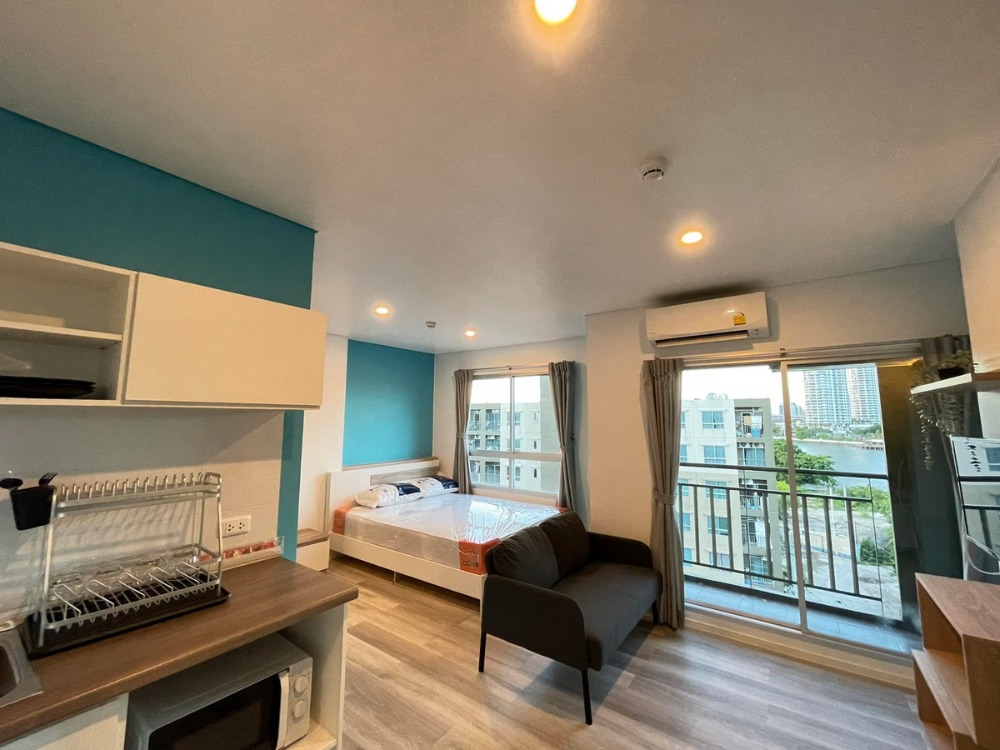 6505-581 ให้เช่า คอนโด ราษฎร์บูรณะ สุขสวัสดิ์ Lumpini Ville Ratburana - Riverview2 Studio