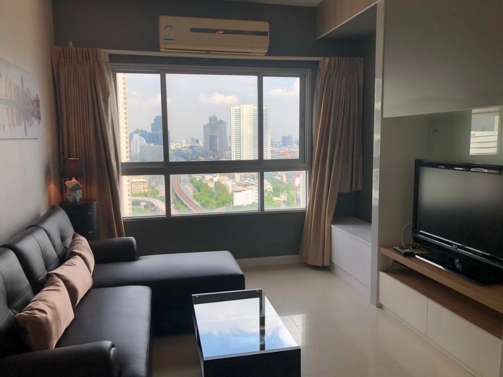 6506-203 ให้เช่า คอนโด วงเวียนใหญ่ เจริญนคร BTSกรุงธนบุรี Q House Condo Sathorn 1ห้องนอน ชั้นสูง