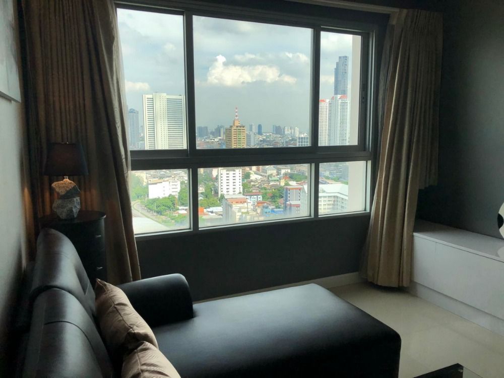 6506-203 ให้เช่า คอนโด วงเวียนใหญ่ เจริญนคร BTSกรุงธนบุรี Q House Condo Sathorn 1ห้องนอน ชั้นสูง