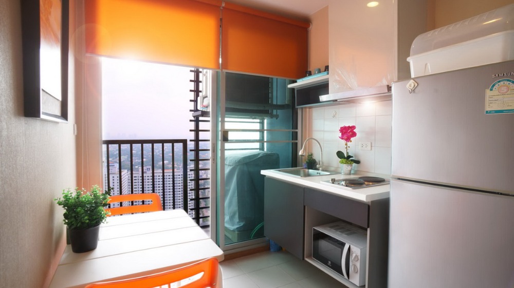 6507-338 ให้เช่า คอนโด อ่อนนุช บางจาก BTSอ่อนนุช The Base Sukhumvit 77 1ห้องนอน ชั้นสูง