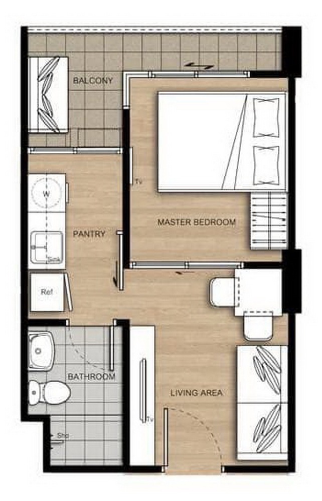 6507-757 ขาย คอนโด สำโรง สมุทรปราการ The Cabana BTS สำโรง 1ห้องนอน