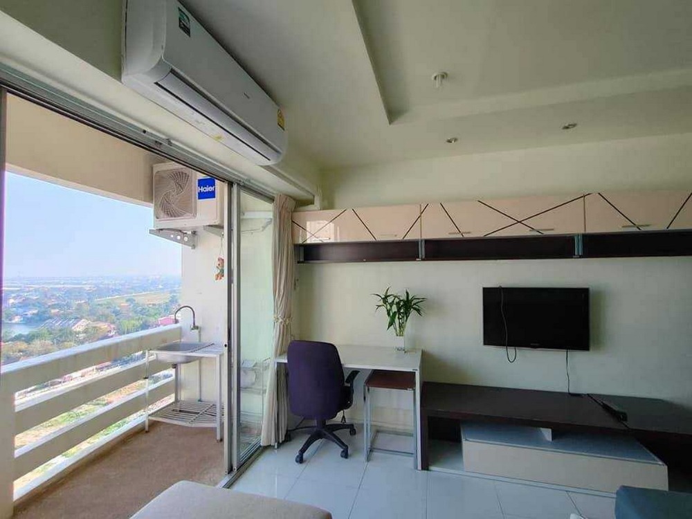 6509-164 ขาย คอนโด บางนา สรรพวุธ ลาซาล Evergreen View Tower ห้องStudio วิวเมือง