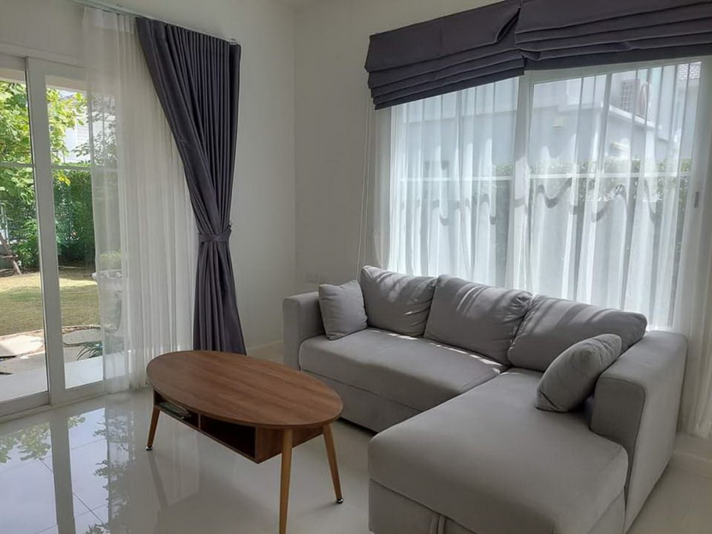 6601-743 ให้เช่า บ้าน บางนา Villaggio Bangna 3ห้องนอน จอดรถ2-3คัน หลังบ้านกว้าง