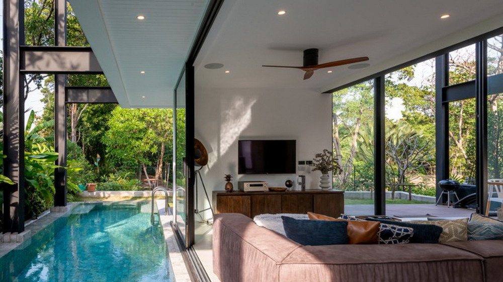 6602-744 ขาย บ้าน พูลวิลล่า ใจกลางบางกระเจ้า  Luxury modern pool villa Loft พร้อมสระว่ายน้ำ