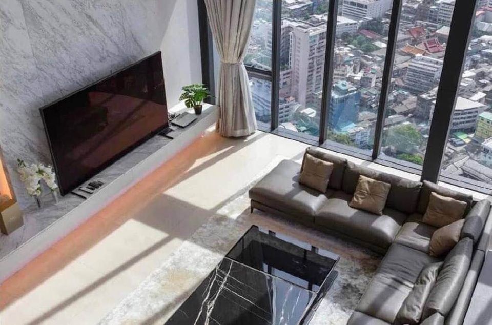 RC6605-333 ให้เช่า คอนโด Penthouse เจริญนคร กรุงธนบุรี BTSคลองสาน Banyan Tree Residences Riverside Bangkok 4ห้องนอนวิวแม่น้ำเจ้าพระยา