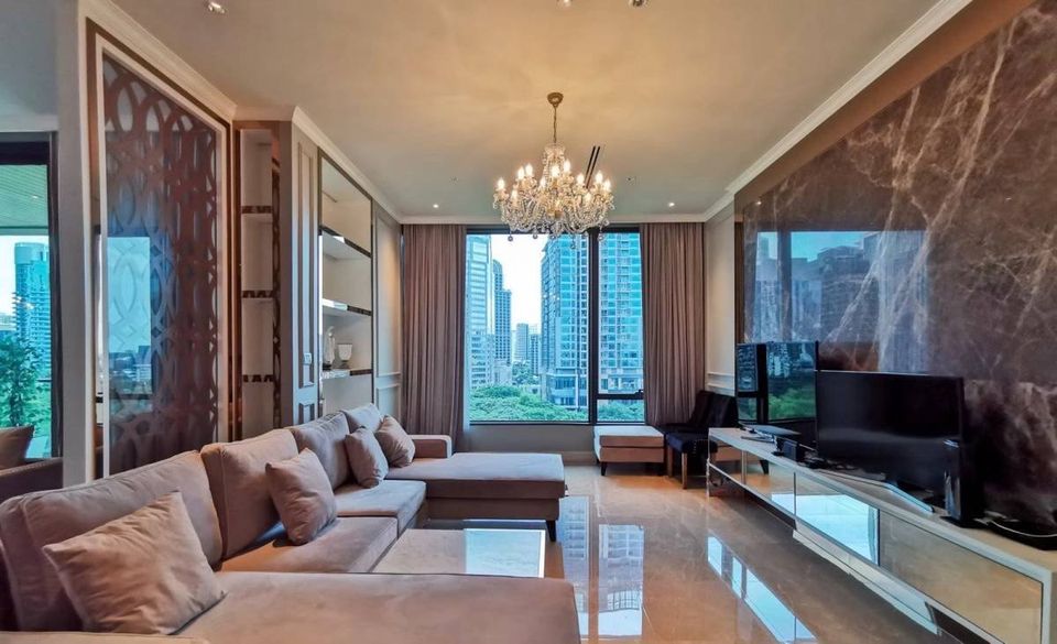 6605-572 ให้เช่า คอนโด Penthouse วิทยุ หลังสวน BTSเพลินจิต Sindhorn Residence 2ห้องนอนเฟอร์ครบพร้อมอยู่