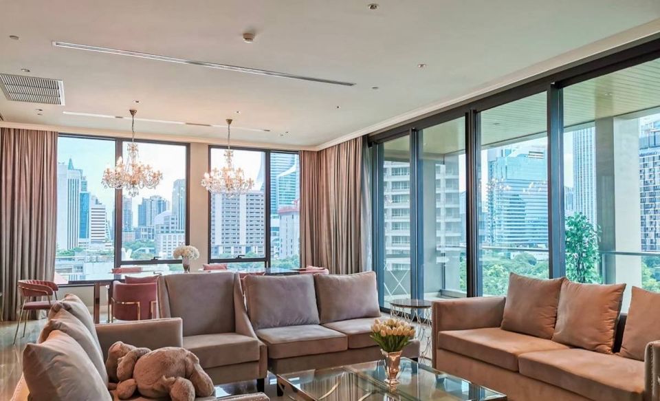 6605-572 ให้เช่า คอนโด Penthouse วิทยุ หลังสวน BTSเพลินจิต Sindhorn Residence 2ห้องนอนเฟอร์ครบพร้อมอยู่