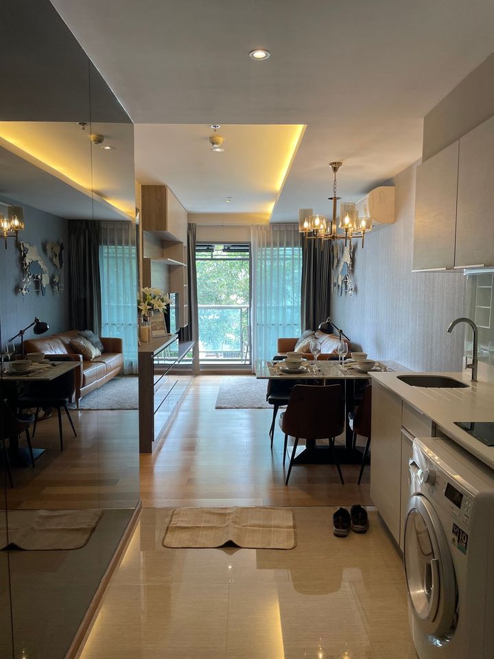 6606-227 Condo for rent, Asoke Thonglor, BTS Phrom Phong, H Condo Sukhumvit 43, 2 bedrooms, fully furnished, ready to move in.