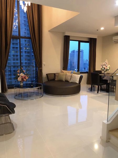 6607-058 Condo for rent, Asoke Sukhumvit, MRT Phetchaburi, Villa Asoke, 1 bedroom, Duplex