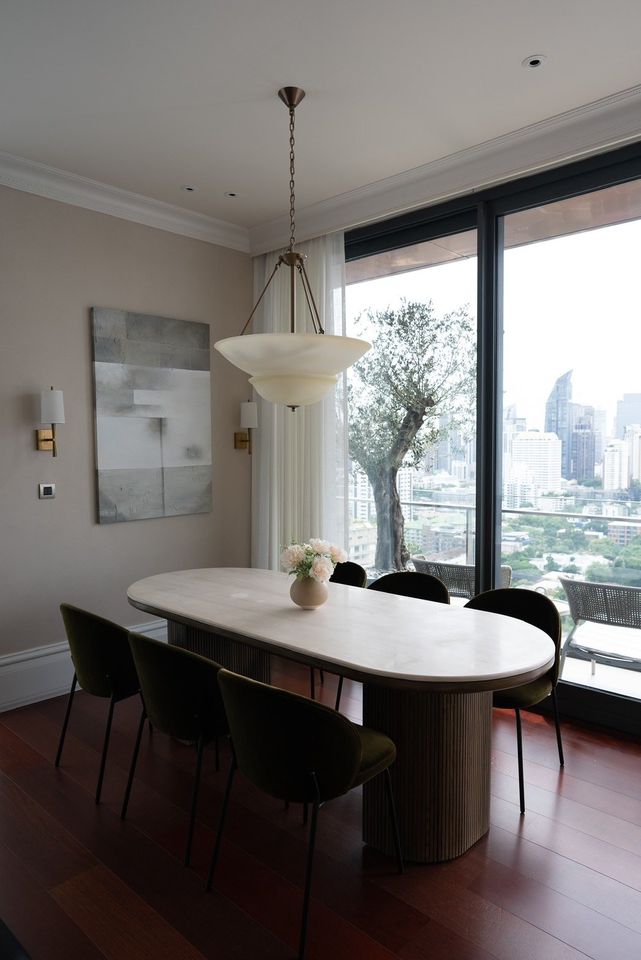 6607-080 Condo for rent, Asoke, Phrom Phong, BTS Thong Lo, KHUN by YOO, 3 bedrooms, fully furnished, ready to move in.