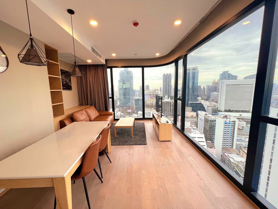 * * ว่าง 1 กันยายน 2567 * * 6608-047 Silom Chula,Condo for rent,MRT SamYan,Ashton Chula-Silom,2Bedrooms,Fully furnished,Luxury room.