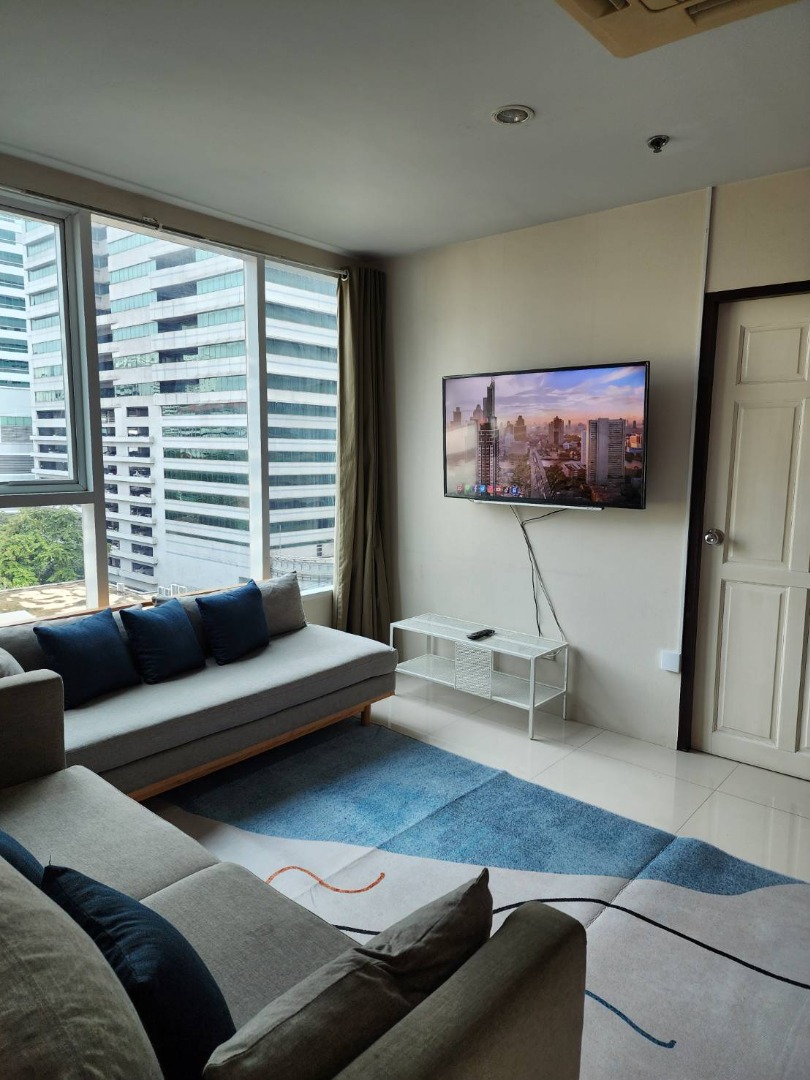 6608-123 Asoke Sukhumvit,Condo for rent,MRT Phetchaburi,Sukhumvit Living Town,2Bedrooms,Fully Furnished.