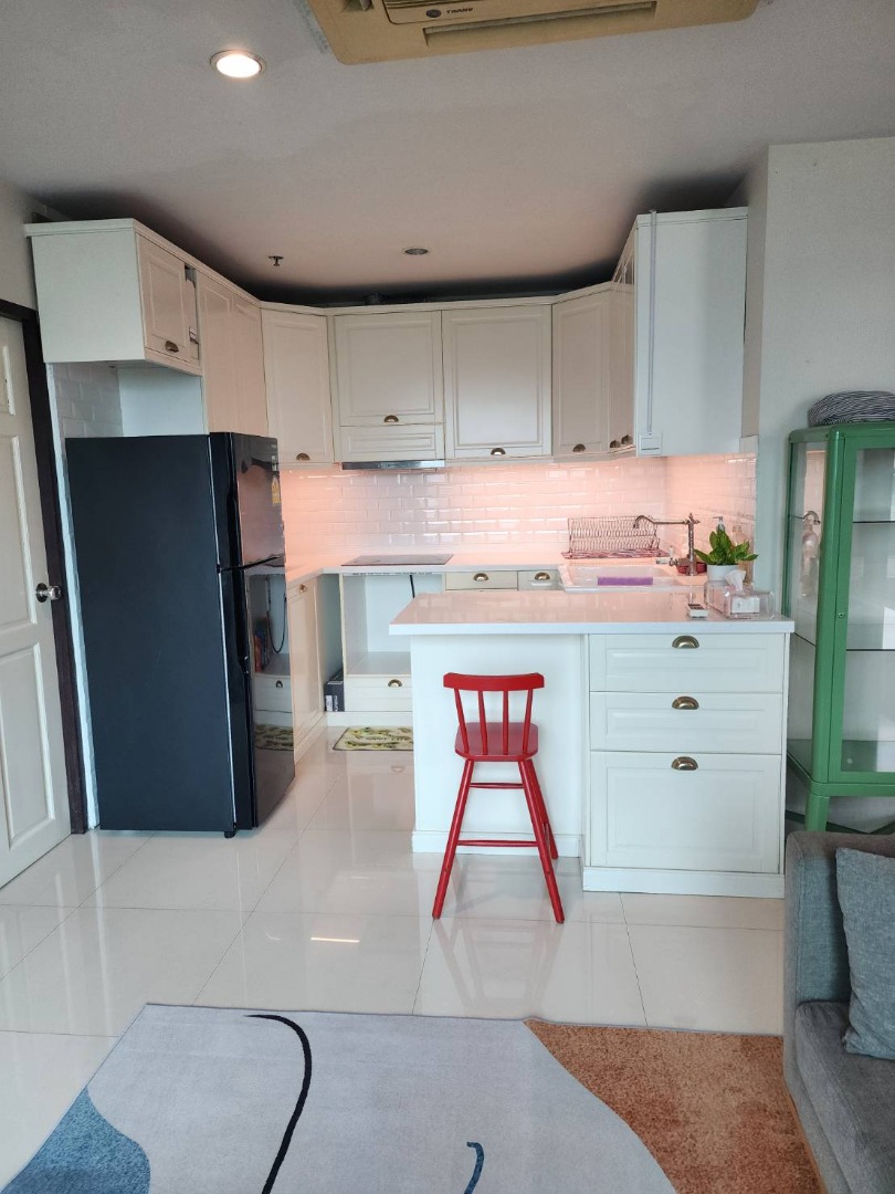 6608-123 Asoke Sukhumvit,Condo for rent,MRT Phetchaburi,Sukhumvit Living Town,2Bedrooms,Fully Furnished.