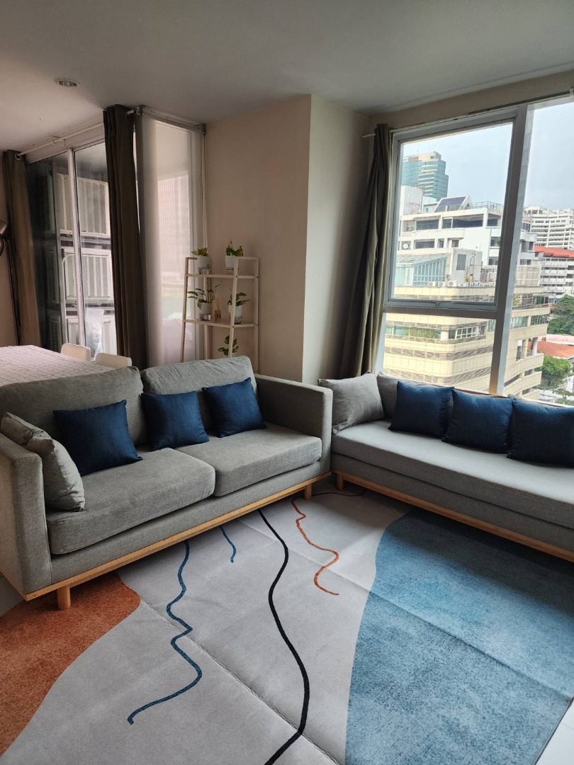 6608-123 Asoke Sukhumvit,Condo for rent,MRT Phetchaburi,Sukhumvit Living Town,2Bedrooms,Fully Furnished.