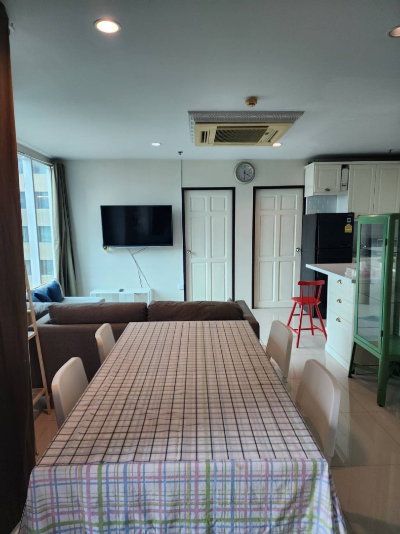 6608-123 Asoke Sukhumvit,Condo for rent,MRT Phetchaburi,Sukhumvit Living Town,2Bedrooms,Fully Furnished.