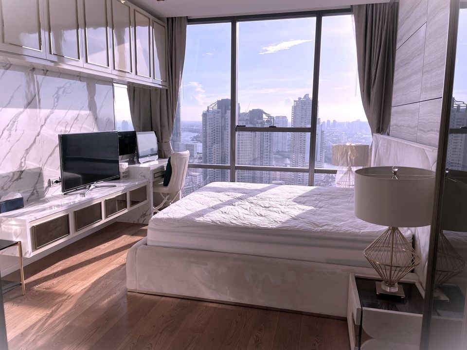 6608-128 Sathorn BangRak,Condo for sale,BTS Surasak,The Bangkok Sathorn,Fully Furnished,Nice room.