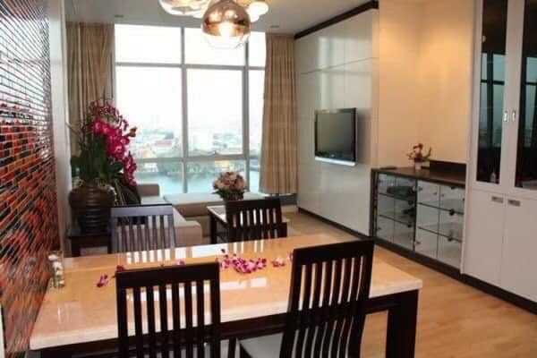 6608-213 Sathorn CharoenNakhon,Condo for rent,BTS Krungthonburi,Baan Sathorn-Chaophraya,2Bedrooms,Nice room.