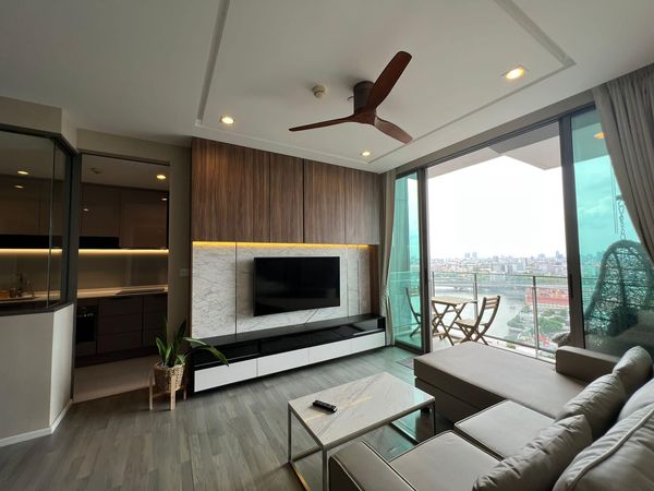 6609-141 Condo for rent in Bangpho,Chaophrayariver,MRTBangpho. 333 RIVERSIDE 2 bedrooms. Fully furnished