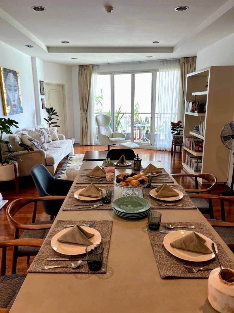 6609-157 Condo for rent. Sathorn,Lumpini,MRTLumpini. Baan Nunthasiri. 3 Bedrooms. Fully furnished