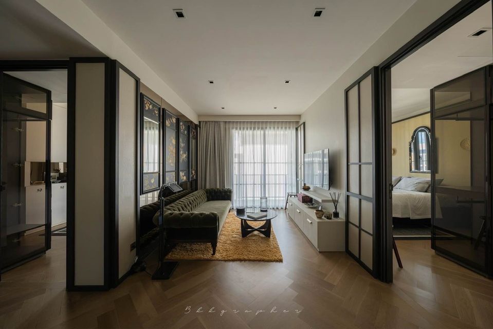 6610-021 The Reserve Sukhumvit 61. 2-BR Corner, Modern Classic, Ready to move in.