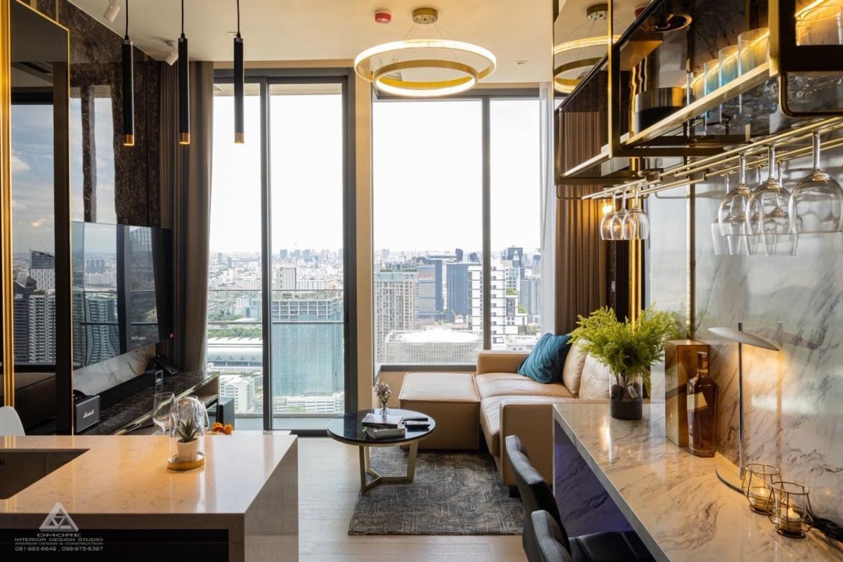 6610-080 Condo for sale. Asoke,Sukhumvit,BTSAsoke. The Esse Asoke 1 Bedroom. Fully furnished