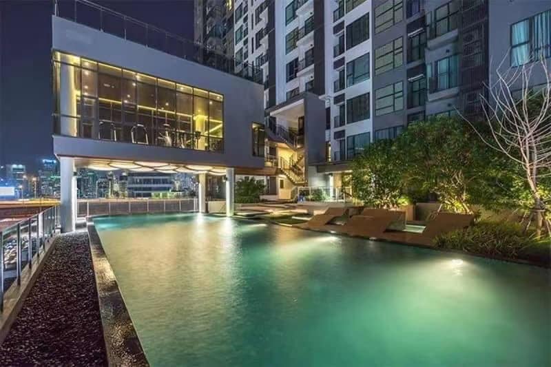 6610-088 Condo for rent in Rama9,Phetchaburi,MRTRama9. Rhythm Asoke 1 Bedroom. Fully furnished