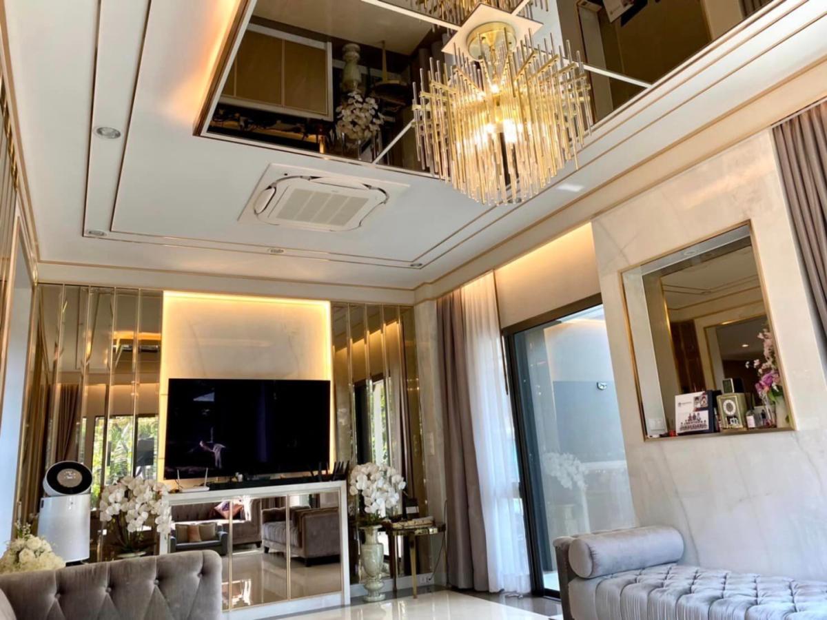 6609-069 ขาย/เช่าบ้านเดี่ยว บุราสิริ พัฒนาการ Burasiri Pattanakarn ตกแต่งเรียบหรูแนว Modern Luxury ด้วยหินอ่อนนำเข้าทั้งหลัง