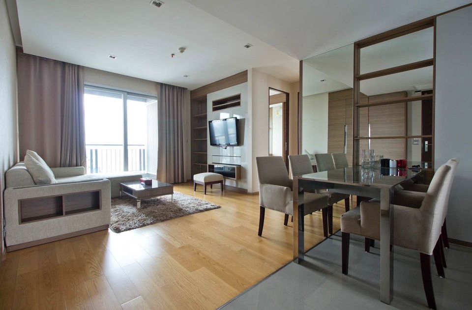 6611-035 Condo for Rent in Asoke, Phetchaburi. The Address Asoke 2 bedrooms. Fully furnished