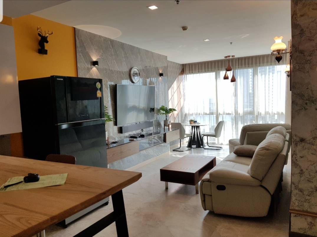 6611-126 Condo for Sale. Charoennakhon,Wongwianyai. The River condominium 1 Bedrooms. River View 