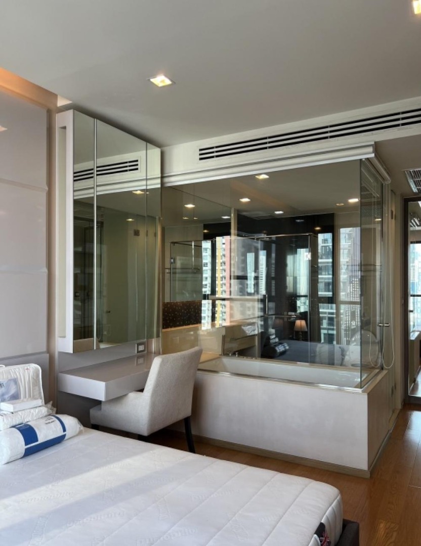 6702-038 ให้เช่า คอนโด สาทร สีลม BTSเซนต์หลุยส์ The Address Sathorn 1ห้องนอน ชั้นสูง