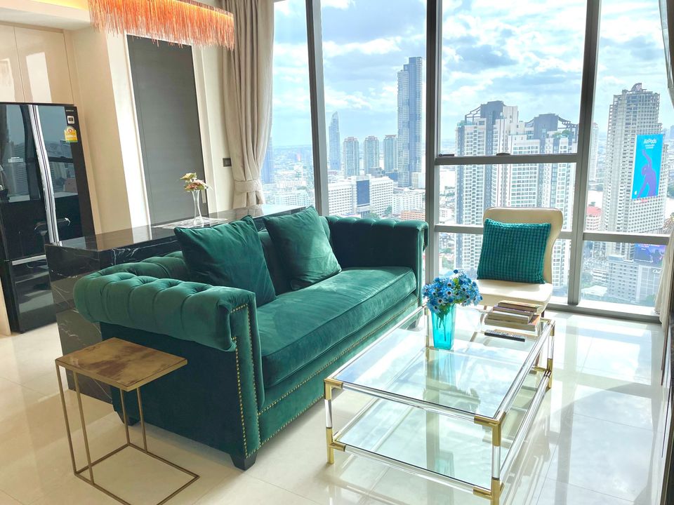 6704-085 Sathorn CharoenRat.Condo for sale,BTS Surasak,The Bangkok Sathorn,Luxury decoration.Fully furnished.