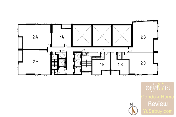 6704-096 ให้เช่า/ขาย คอนโดThe Lofts Asoke  สุขุมวิท อโศก BTSอโศก 1ห้องนอน