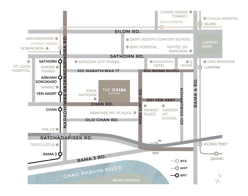 6704-111 ขาย คอนโด สาทร นราธิวาส BTSเซนต์หลุยส์ The Issara Sathorn   1 ห้องนอน