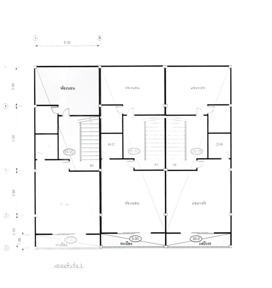 6706-022 ให้เช่า โฮมออฟฟิศ 3 ชั้น ซอยโชคชัย 4 ซอย81 หลัง The Jas วังหิน ทำเลดี