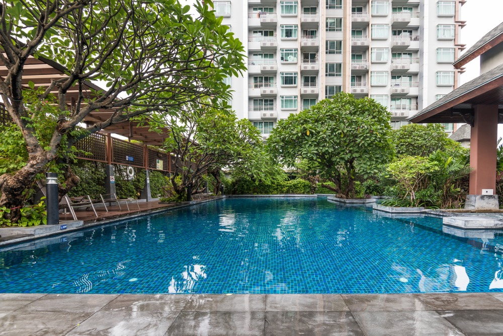 6708-174 ให้เช่า คอนโด พระราม 9 เพชรบุรี ศูนย์วัฒนธรรม MRTพระราม9 Circle Condominium 2ห้องนอน