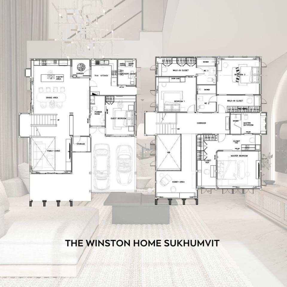 6711-132 ขาย บ้านเดี่ยว 2 ชั้น สุขุมวิท  The Winston Home @ Sukhumvit77 4ห้องนอน