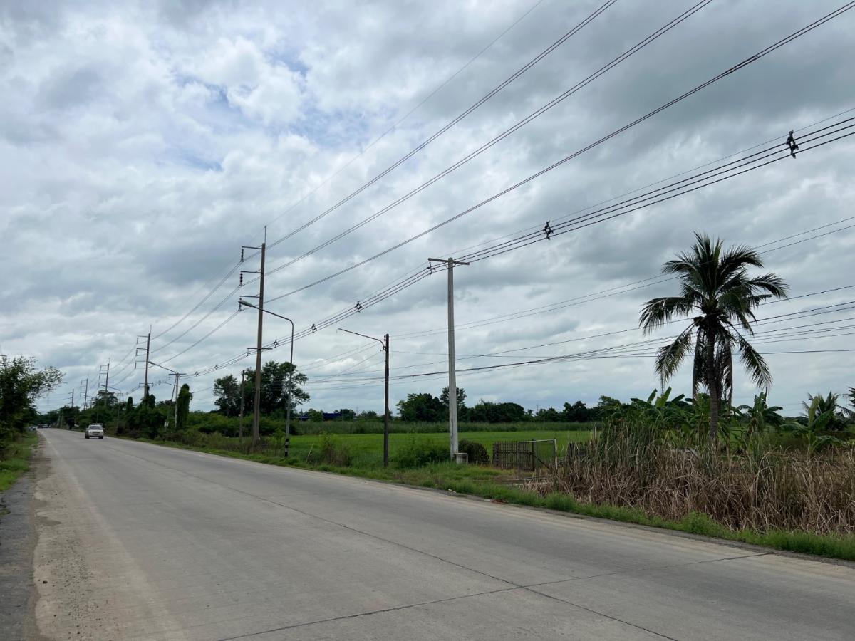 6712-100  ขาย ที่ดิน ลำลูกกา ปทุมธานี ติดถนนใหญ่ เหมาะลงทุนพัฒนาจัดสรรพื้นที่ 